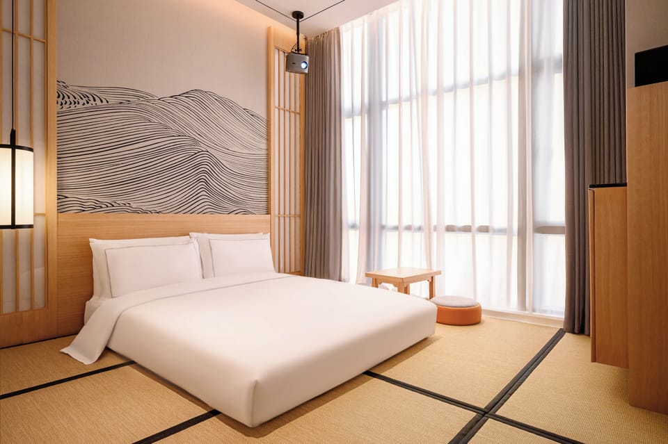 Japanese-style Single Room, City View | Minibar (free items), in-room safe, blackout drapes, soundproofing