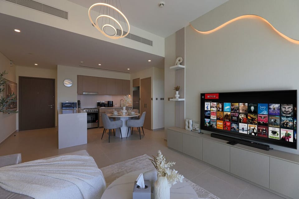 Relax and stream your favorites on the Smart TV