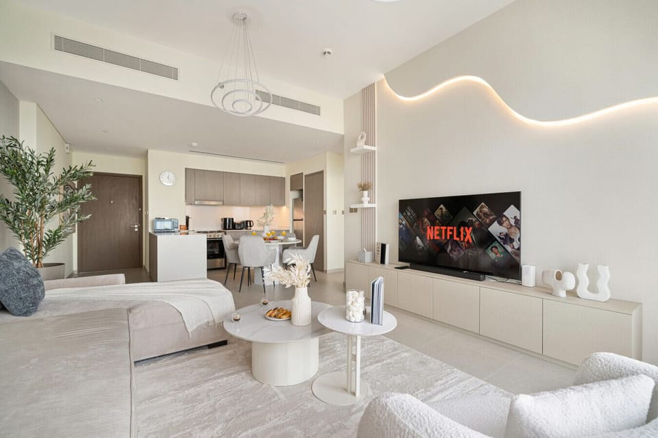 Relax and stream your favorites on the Smart TV