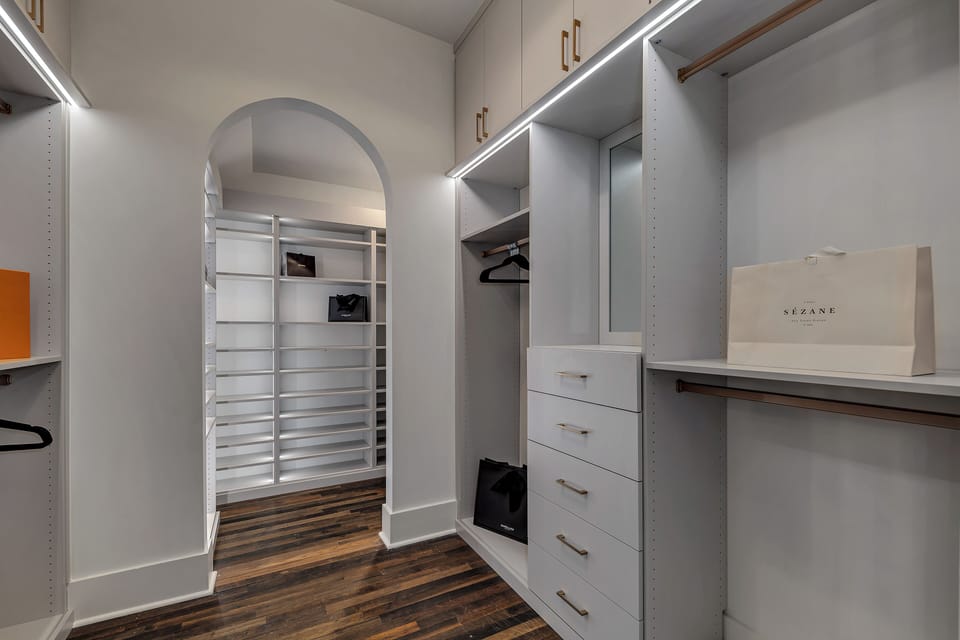 Master Closet - Custom Lighting