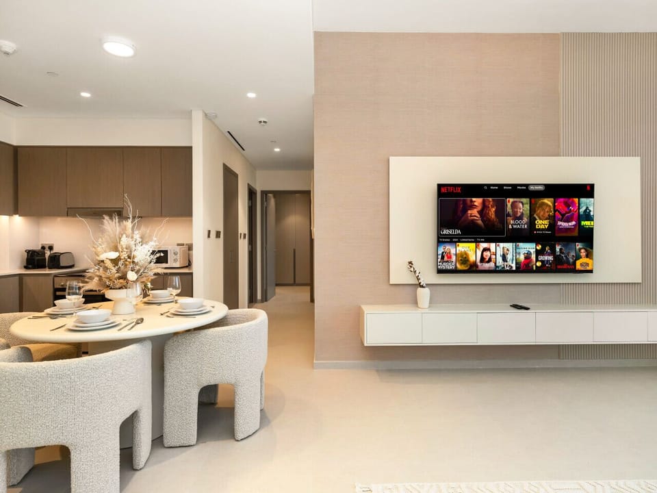 Relax and stream your favorites on the Smart TV