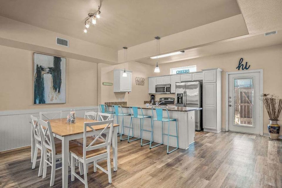 Enjoy seamless flow in our open-concept dining and kitchen area, perfect for cooking and gathering