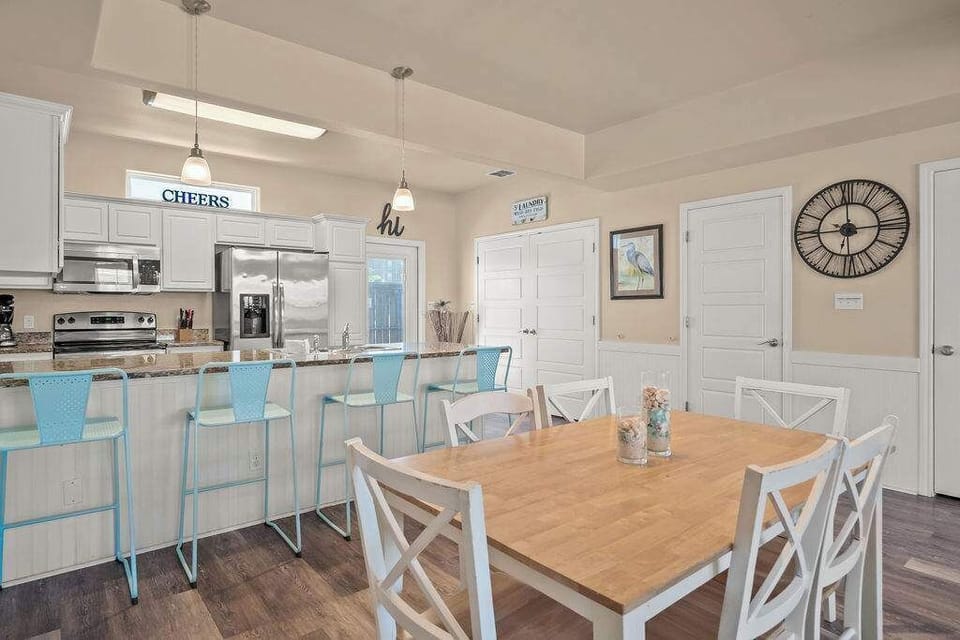 Gather around our stylish dining table, perfect for enjoying meals with seating for 6.