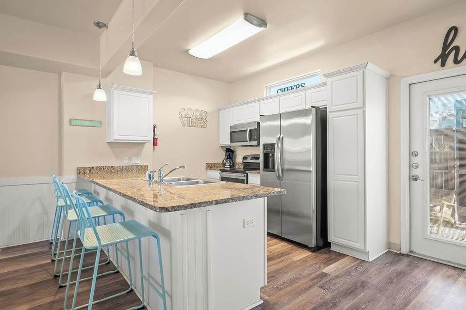 Our fully stocked kitchen