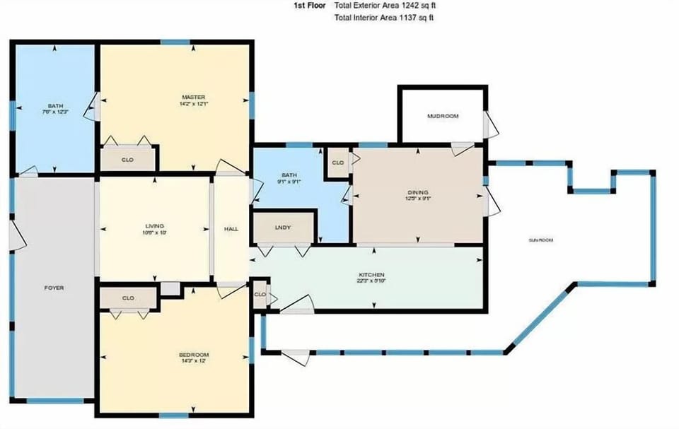 Tipsy Turtle - main floor layout
