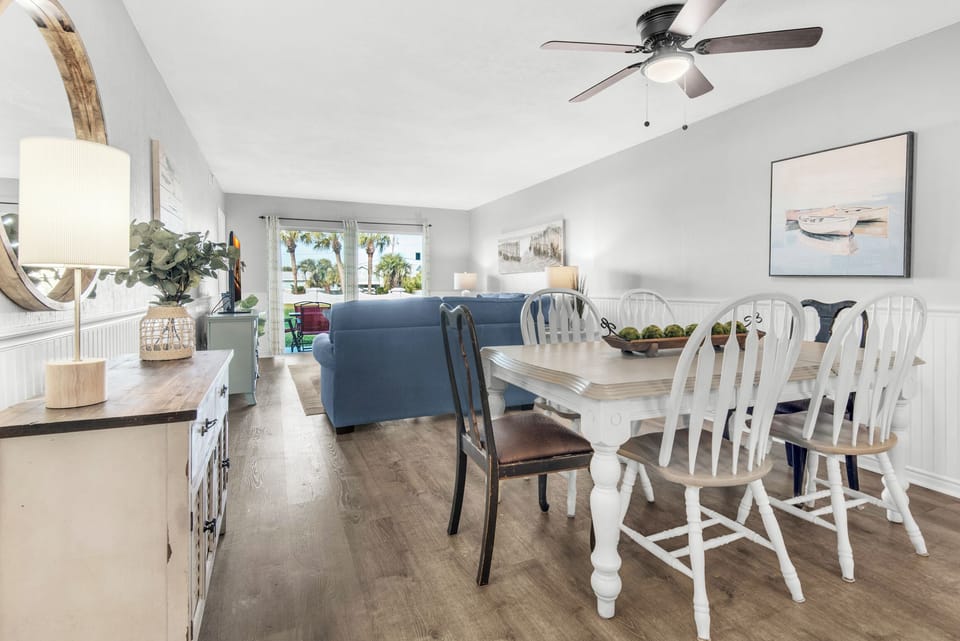 Dining to living room