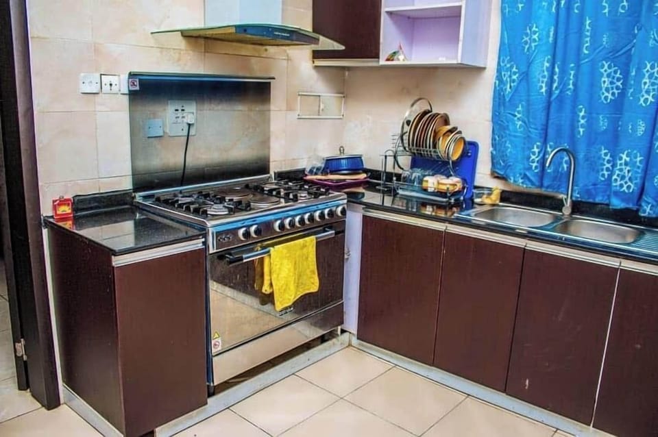 Family Apartment, Balcony, City View | Private kitchen | Fridge, microwave, oven, stovetop
