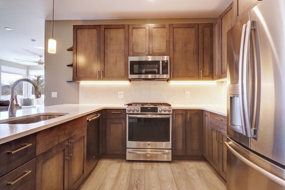 Beautifully updated kitchen.