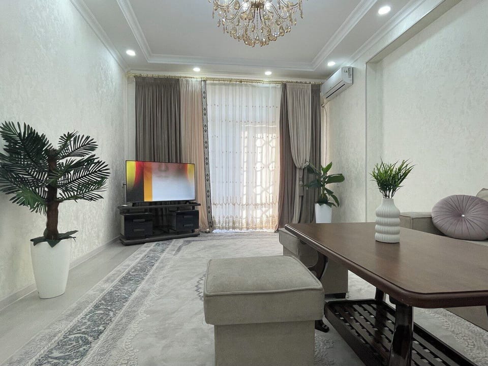 Family Condo, City View | Living area | 43-inch LCD TV with digital channels
