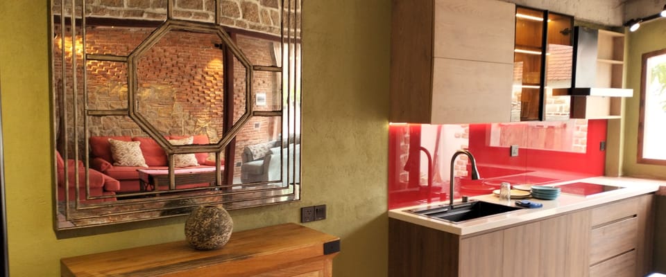 Comfort Villa, 3 Bedrooms, Kitchen, Garden View | Private kitchen | Electric kettle