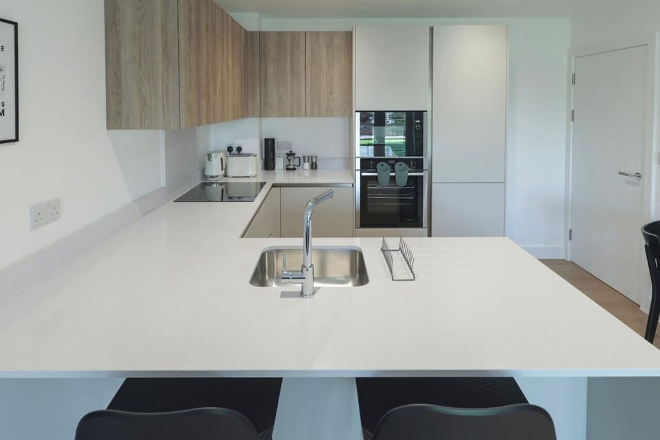 Plenty of counter space to actually get things done.