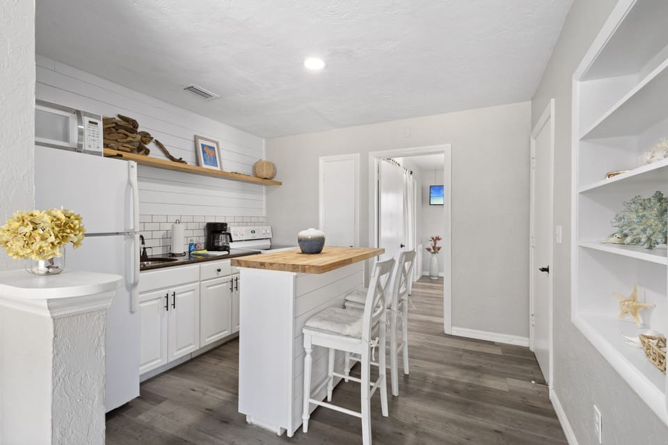A fully equipped kitchen ready for all your cooking adventures.
