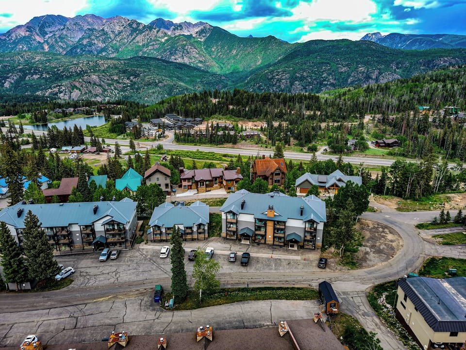 Aerial of Purgatory Townhomes