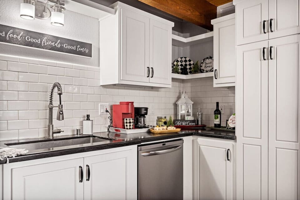 Whip up your favorite meal in our fully stocked kitchen.