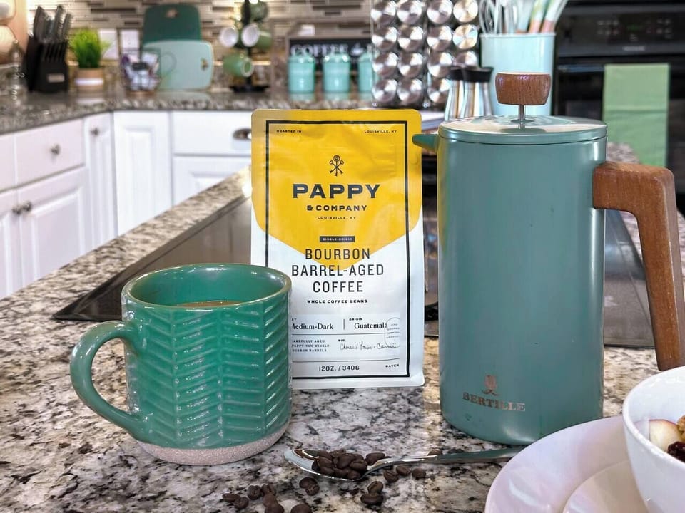Start your mornings right with some bourbon barrel aged coffee!