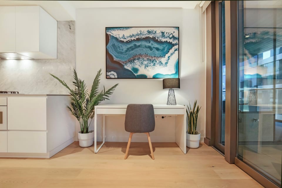 Apartment, Balcony, City View | Living area | 55-inch Smart TV with digital channels