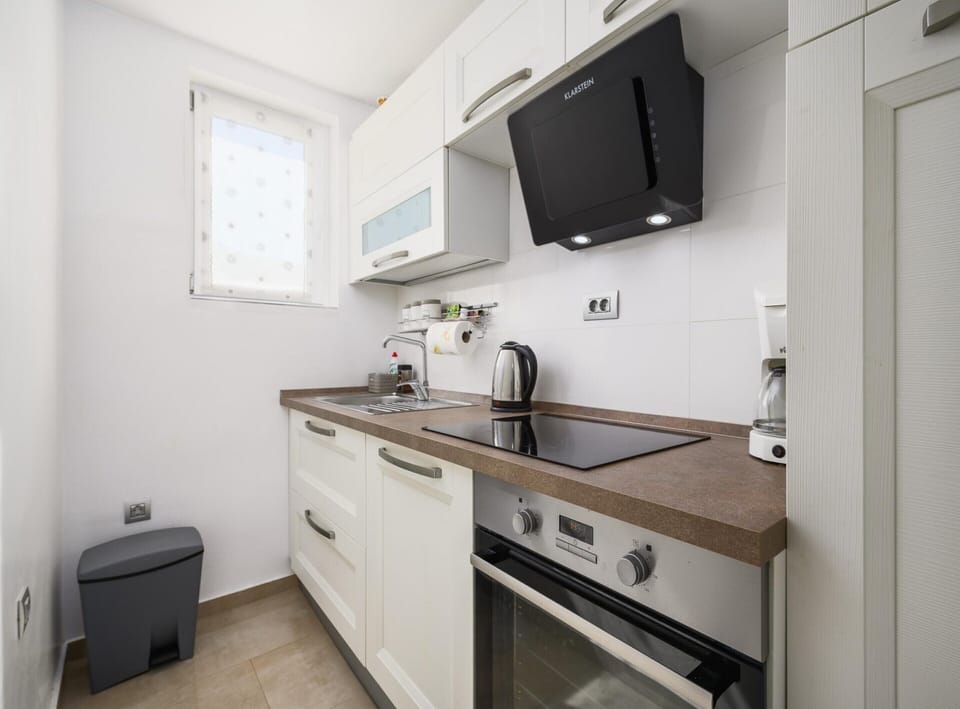 Apartment | Private kitchen | Electric kettle, toaster, cookware/dishes/utensils