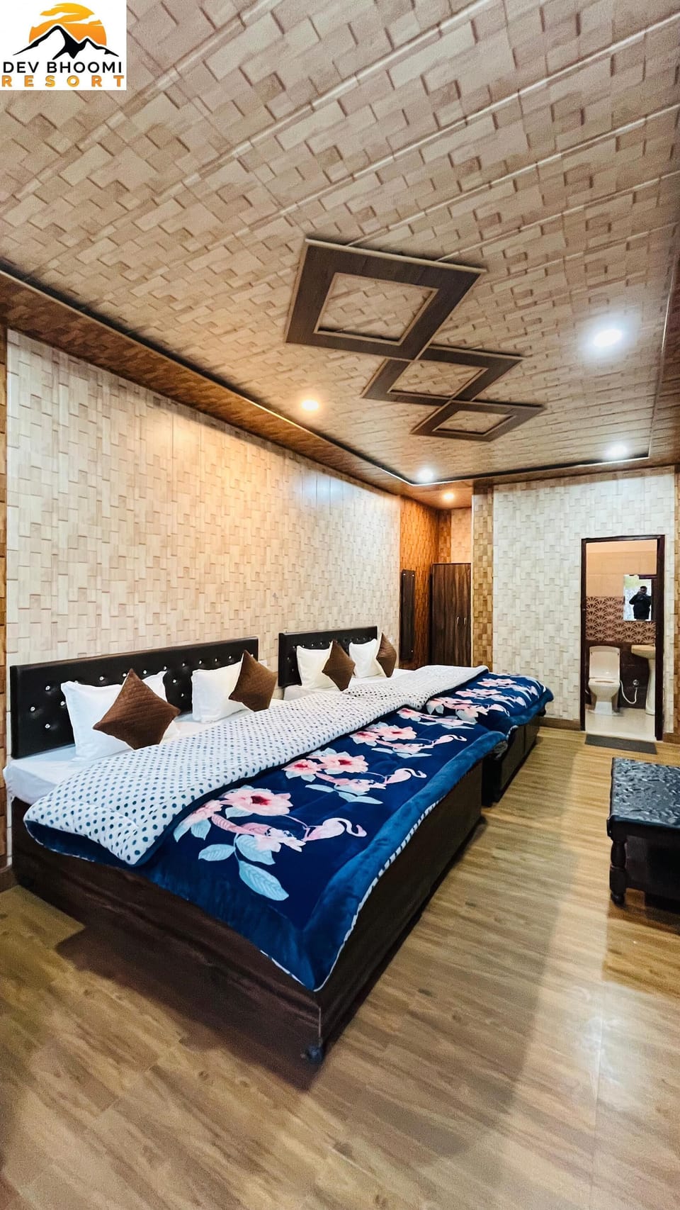 Deluxe Quadruple Room, Balcony, Valley View | Soundproofing, iron/ironing board, free WiFi, bed sheets