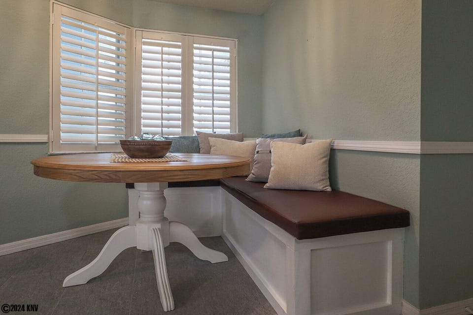 Eat In Kitchen has banquette seating