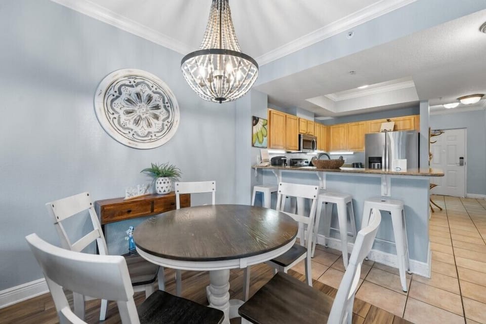 Crystal Tower 207 Dining Table Seats 4