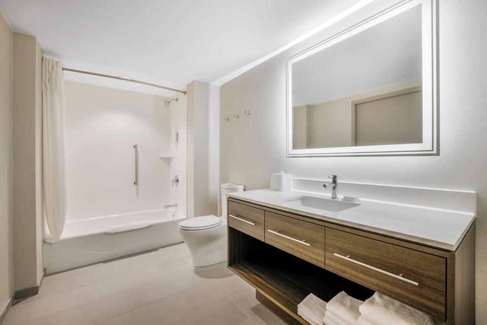 Free toiletries, towels