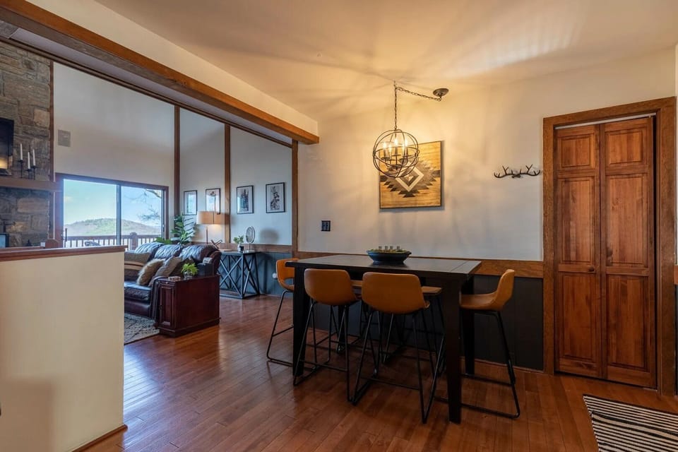 Dining Area Adjacent to the Living Room and Kitchen