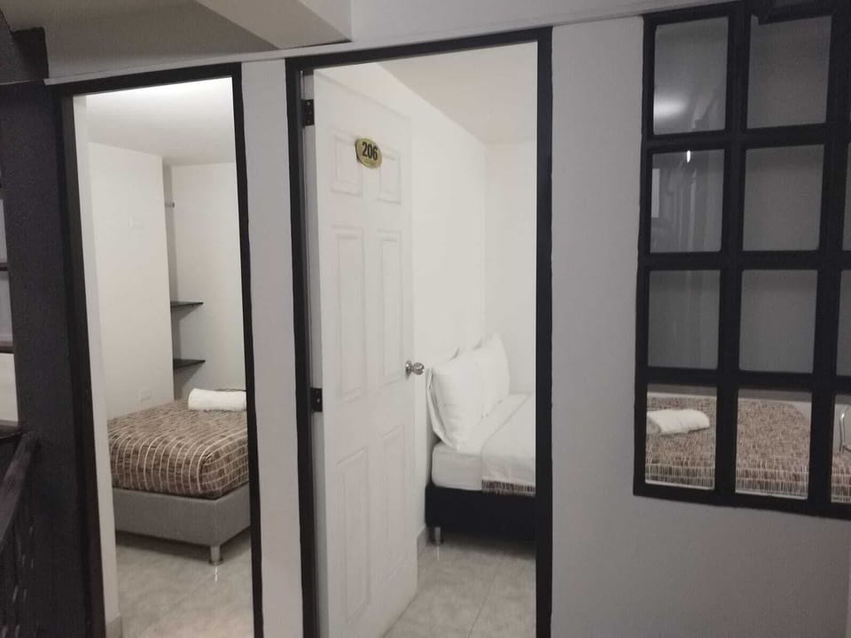 Desk, blackout drapes, WiFi (free)