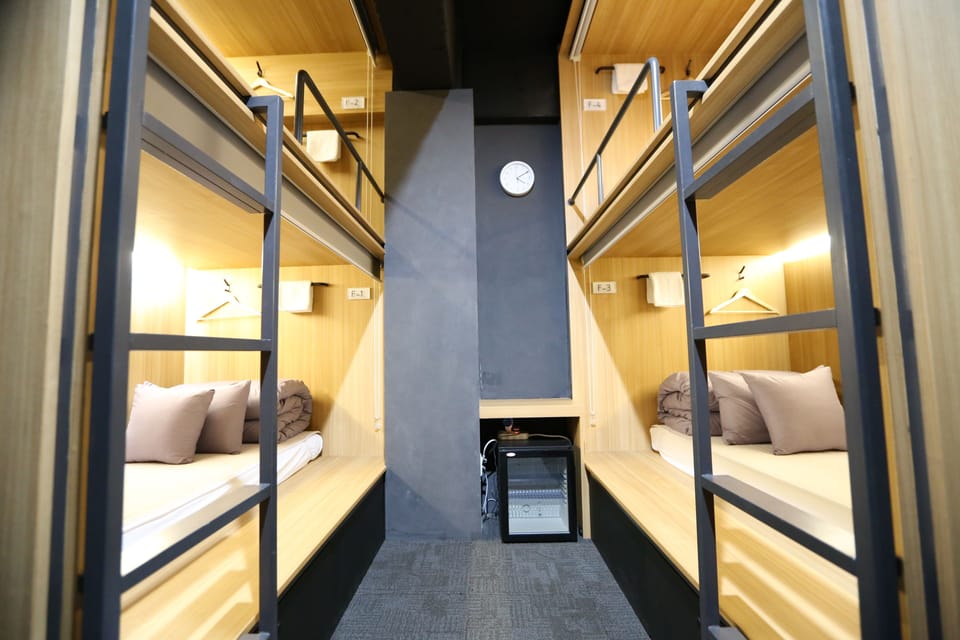 Shared Dormitory, Women only (4 Persons) - Foreigner Only / Contact hotel for self check-in process | Desk, blackout drapes, soundproofing, iron/ironing board