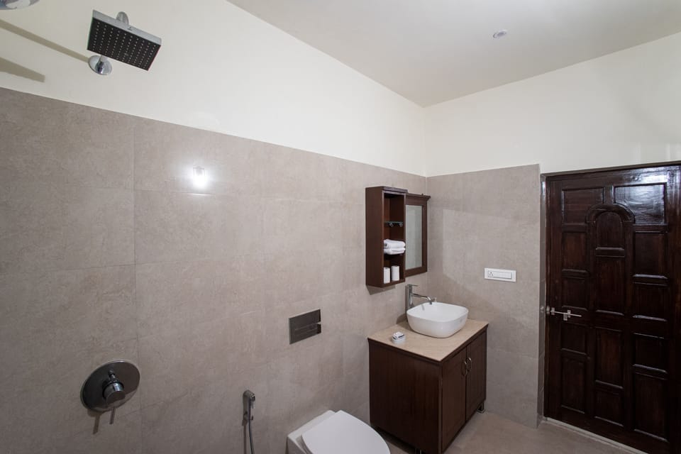 Deluxe Double Room | Bathroom | Bidet, towels, soap, toilet paper