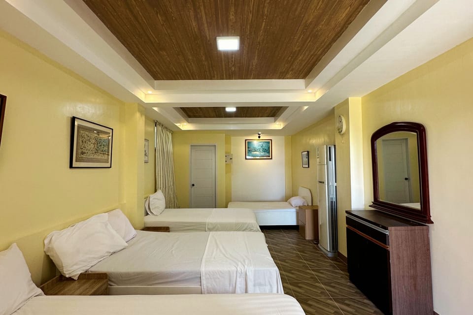 Barkada Room | Desk, bed sheets