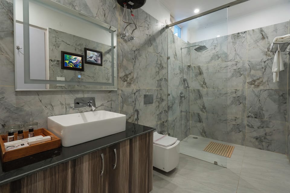 Tiger Cub | Bathroom | Free toiletries, bathrobes, slippers, bidet