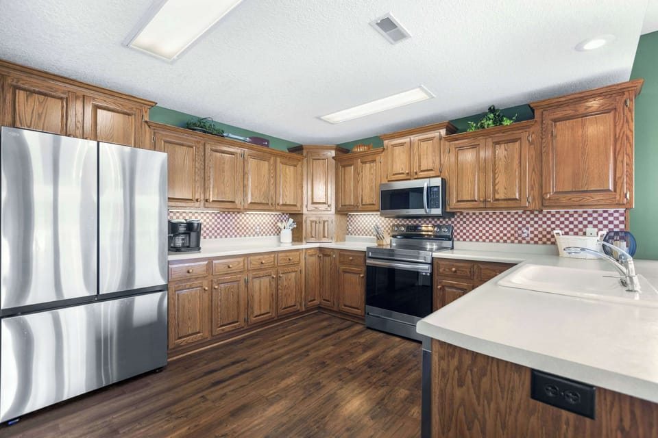 Whip up your favorite meals in the full kitchen