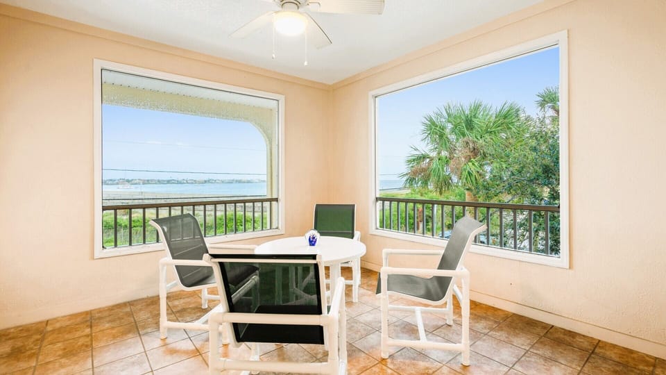 Patio with View
