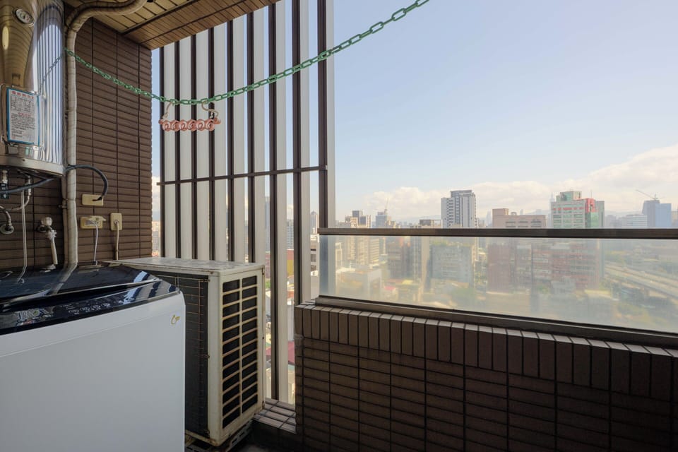 do the laundry in our in-unit washing machine with a view