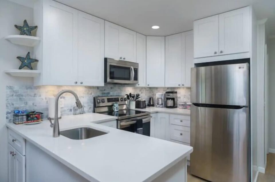 The kitchen comes with all the cookware you might need during your stay