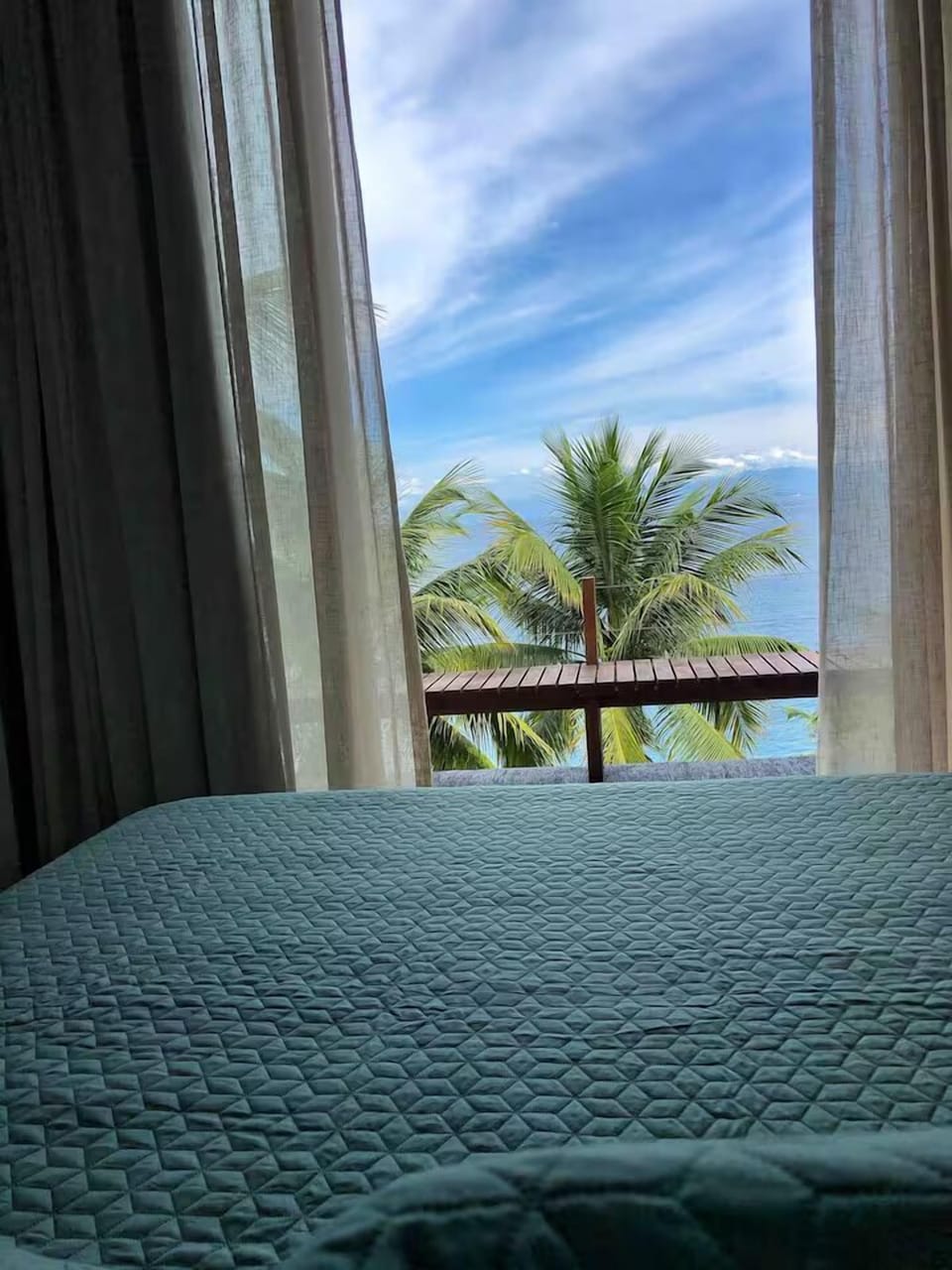 Deluxe Double Room, Sea View | In-room safe, blackout drapes, free WiFi, bed sheets