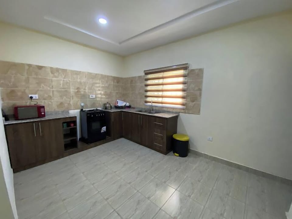 Economy Apartment, Balcony, City View | Private kitchen | Fridge, microwave, oven, stovetop
