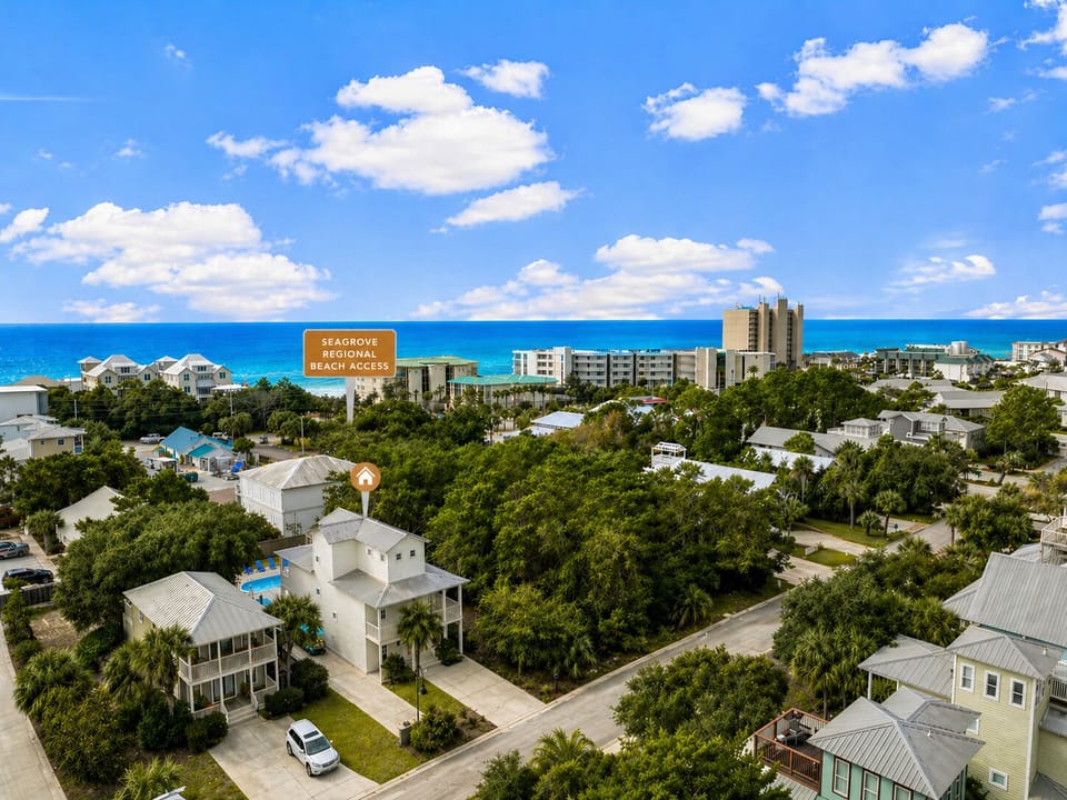 Enjoy the convenience of reaching the beach either by walking or using the golf cart.