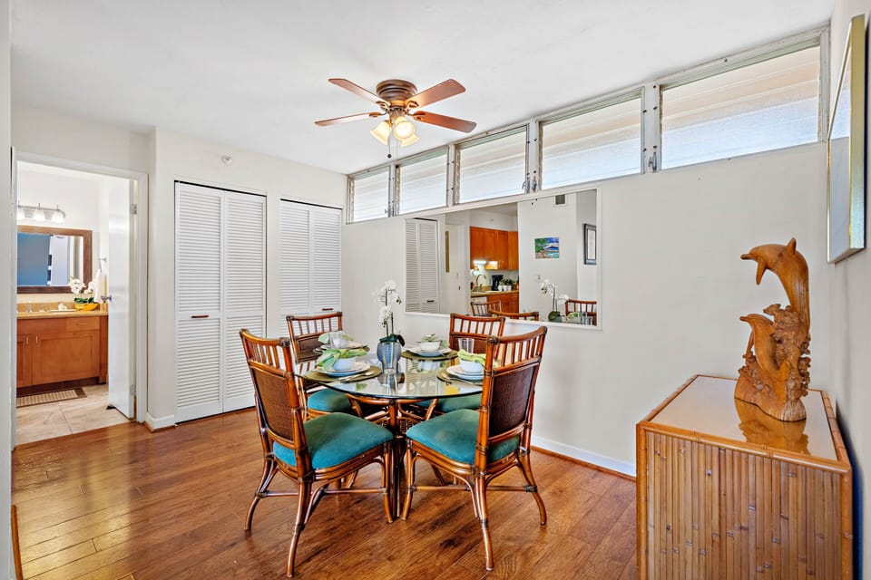 High windows for more natural light