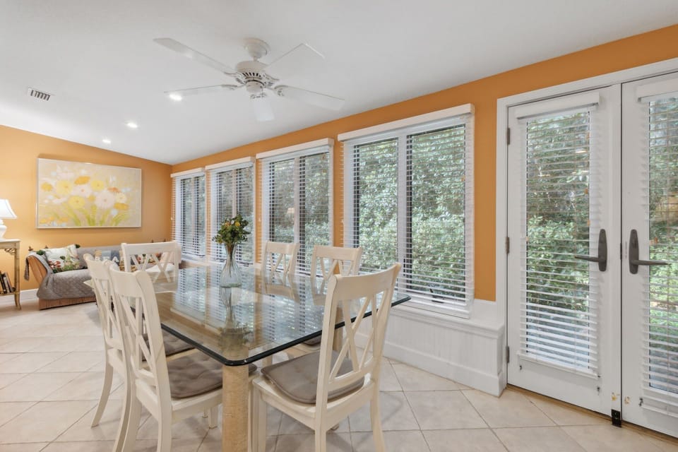 Dining with Seating for Six Surrounded by Natural Light