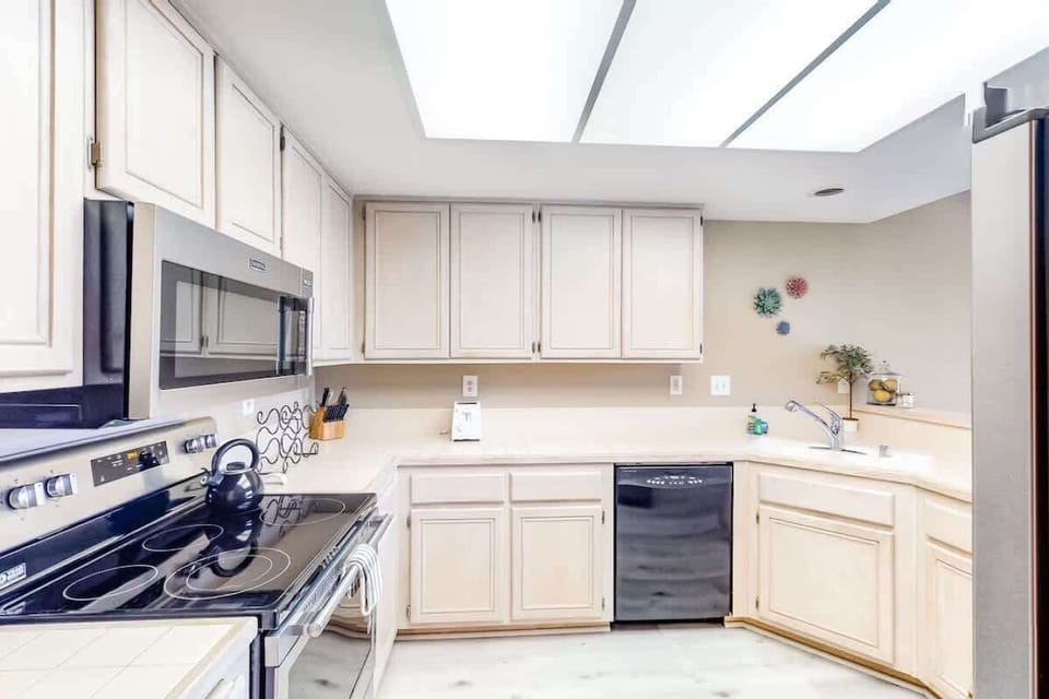 Fully equipped kitchen ready for your home-cooked meals