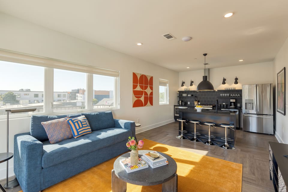 Chic, comfortable living spaces await you.