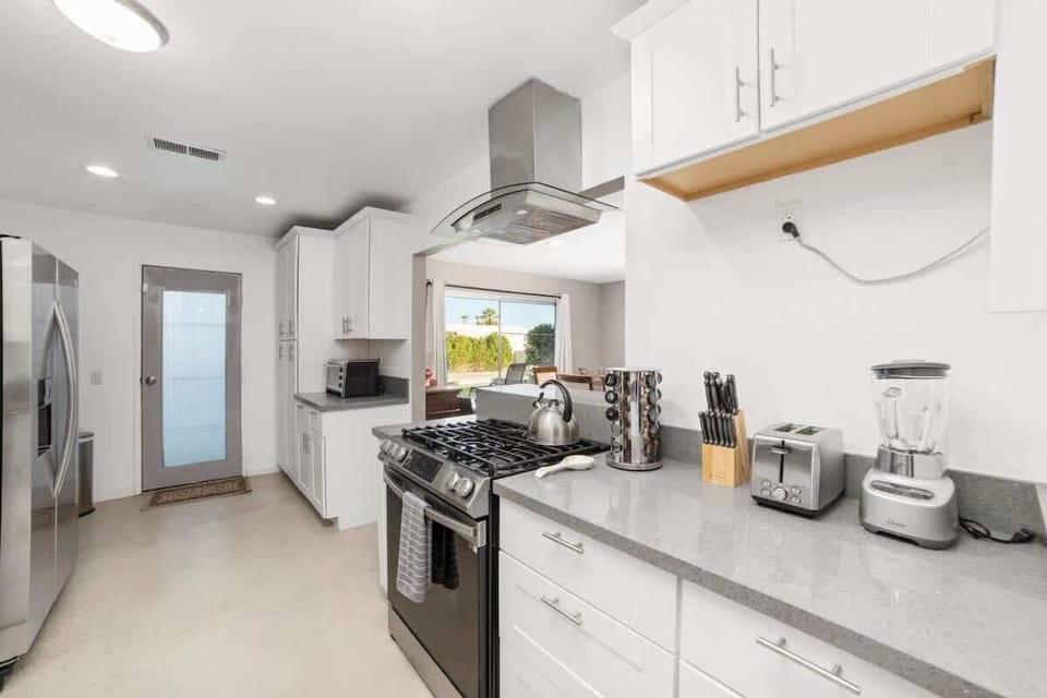 Bright kitchen with modern design and ample storage