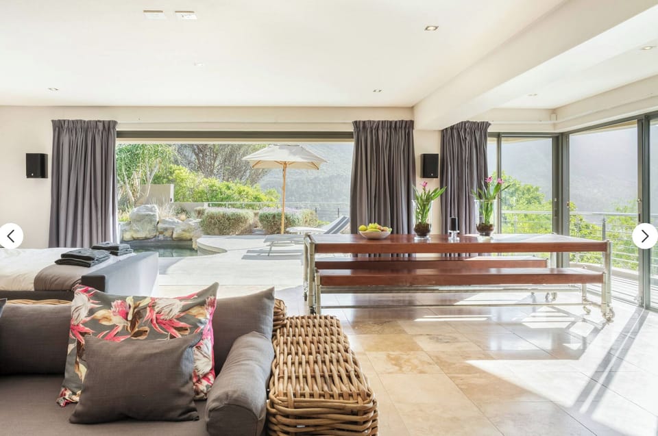 Looking out towards pool deck