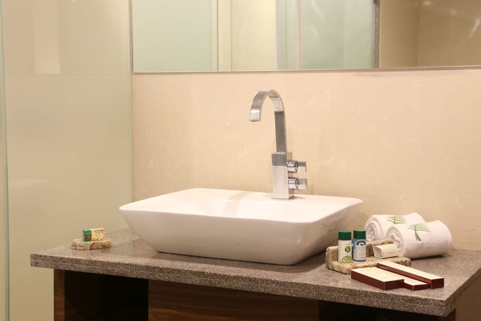 Winter Green Room | Bathroom sink