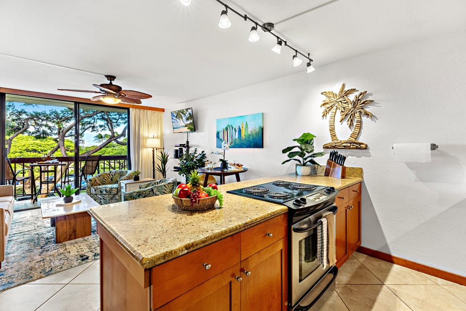 Kitchen to living view