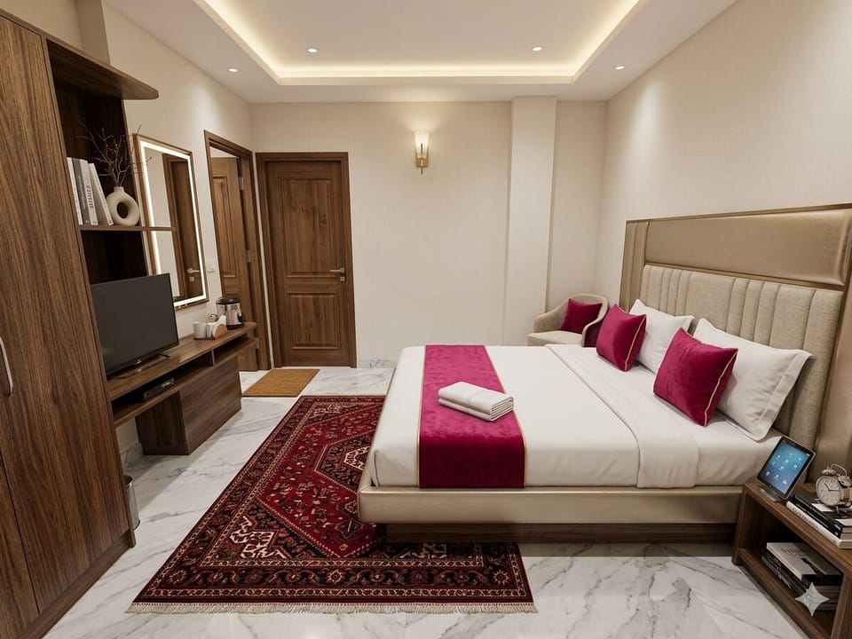 Deluxe Single Room | 1 bedroom, iron/ironing board (on request), WiFi (free)