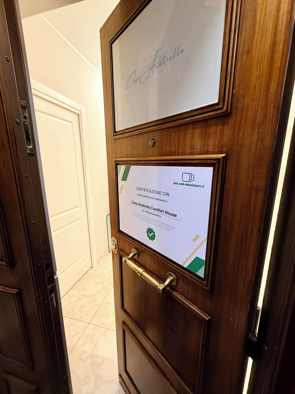 Interior entrance