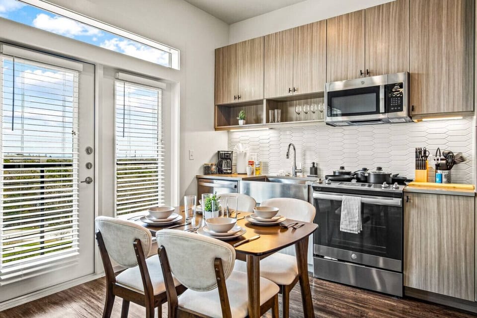 As you take your seat, the dining room's sophisticated design sets the stage for memorable meals and conversations.