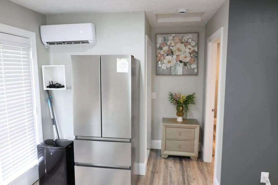 Hallway with Fridge